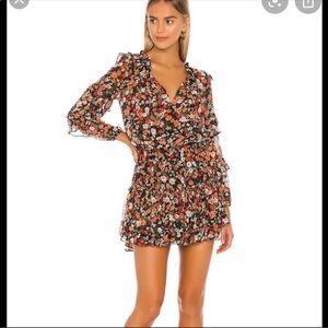 Misa Los Angeles Rizou Dress Safari Floral nwt xs